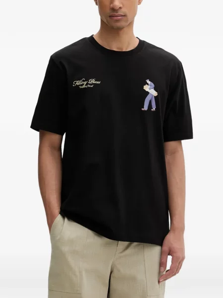 Tricou Filling Pieces cu imagine negru