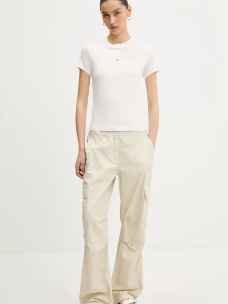Tommy Jeans tričko bílé