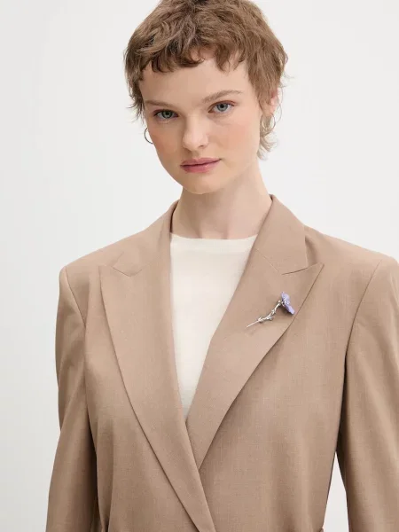 Піджак HUGO Abivale бежевий