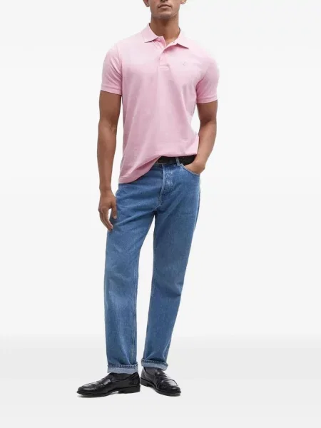 Tricou polo Barbour roz