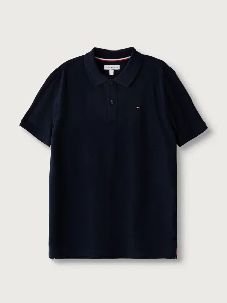 Tommy Hilfiger polo majica za djecu od pamuka plava