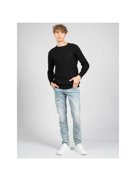Sweter Guess wełniany czarny