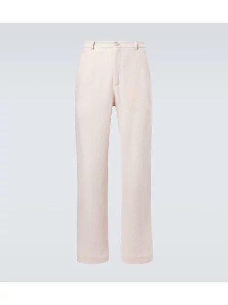 Kašmírové kalhoty God's True Cashmere béžové