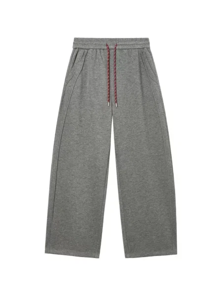 Pantaloni Tout A Coup cu cordon gri