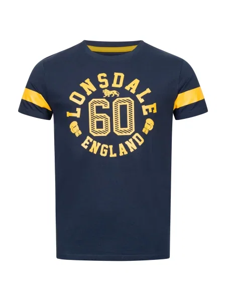 LONSDALE Tricou bleumarin galben