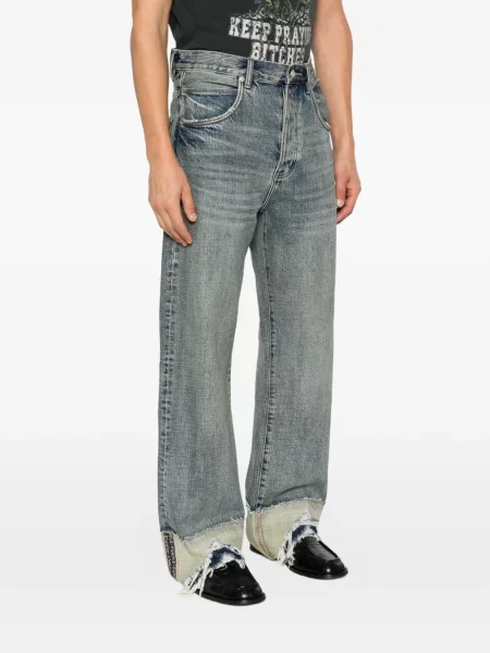 Viseltes hatású farmerek Purple Brand kék