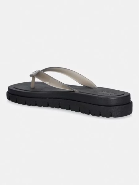 Tommy Jeans japonki TJW CLEATED JELLY SUMMER SANDAL czarne