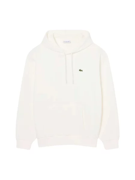 Bluza z kapturem Lacoste beżowa