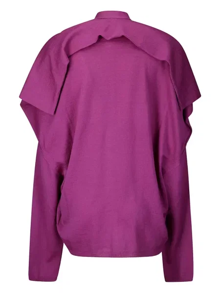 Cardigan Comme Des Garçons drapat violet