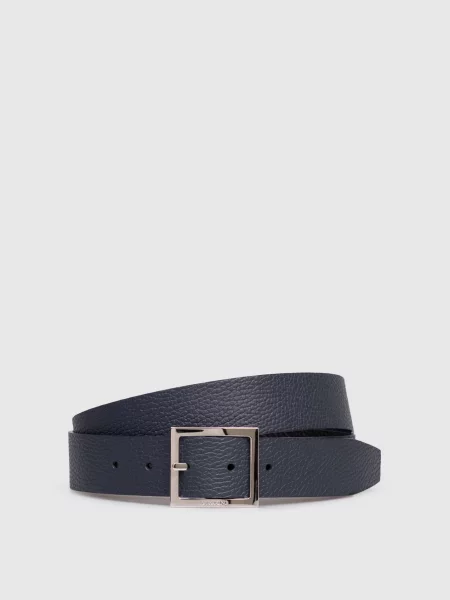 Кожаный двусторонний ремень Orciani с ремешками