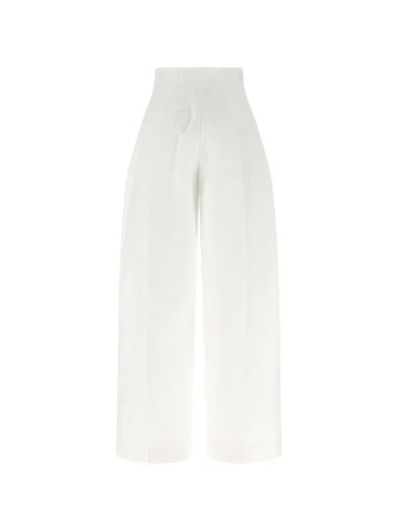 Pantaloni Jacquemus alb