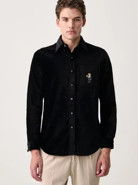 Polo Ralph Lauren cămașă pentru bărbați din negru