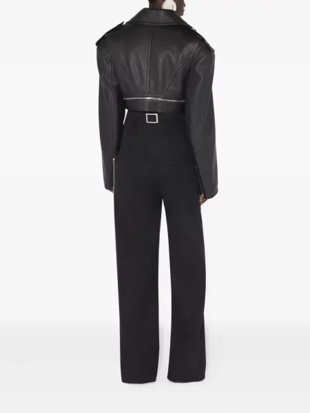 Decupat geanta de piele Jean Paul Gaultier negru