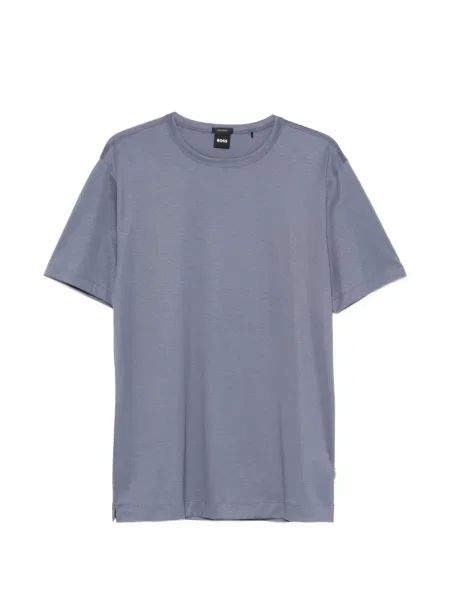 Tricou Boss cu decolteu rotund albastru