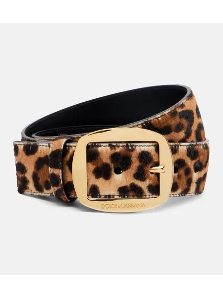 Curea Dolce&gabbana cu imagine cu model leopard maro