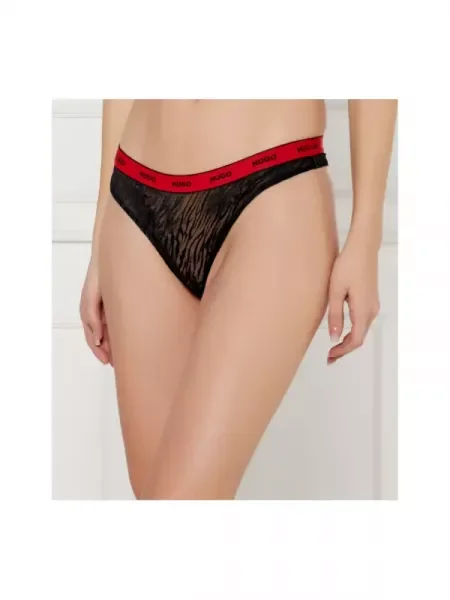 Hugo Bodywear Tanga 3 darab fekete