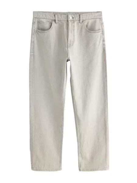 Next Kavbojke Authentic denim siv