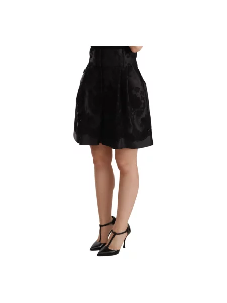 Szorty Dolce And Gabbana biznesowe czarne