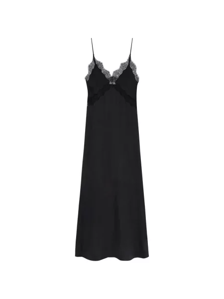 Rochie maxi Anine Bing din dantelă negru