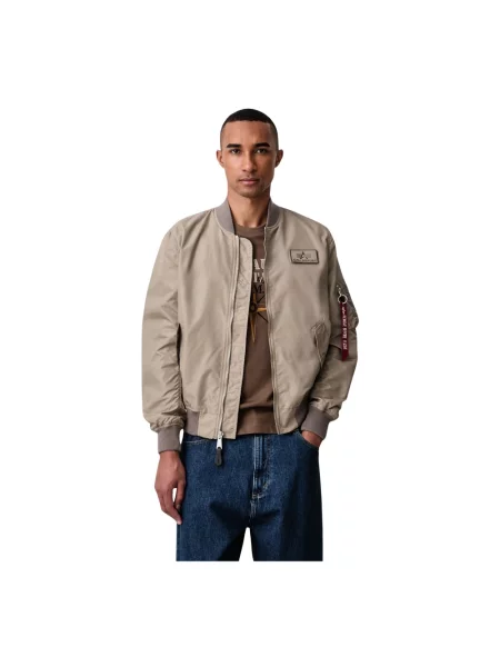 Alpha Industries kurtka bomber TTC beżowy