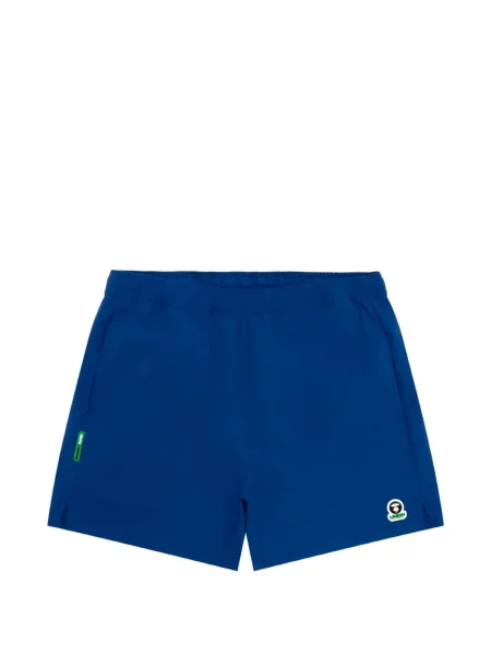 Pantaloni scurți Aape By A Bathing Ape cu autograf albastru