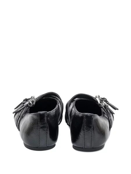 Balerini Michael Michael Kors cu cataramă negru