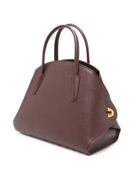 Geantă shopper Coccinelle din piele maro