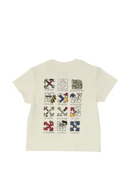 Koszulka dziecięca Off-white biała