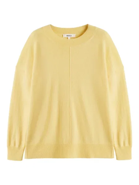 Pulover Chinti & Parker cu decolteu rotund galben