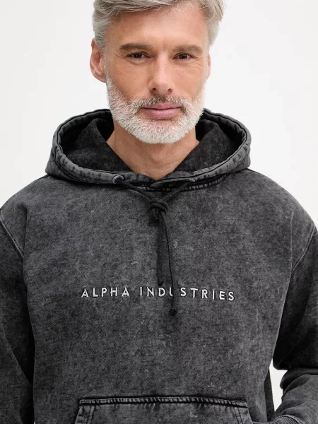 Свитер Alpha Industries с автографом