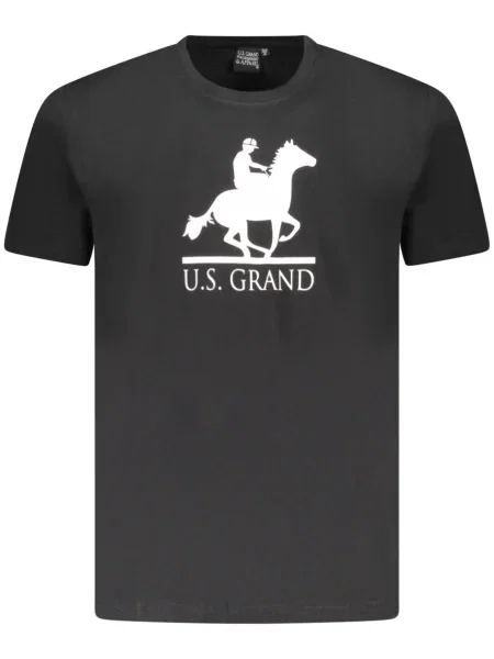 Polo U.s. Grand Polo cu mâneci scurte negru