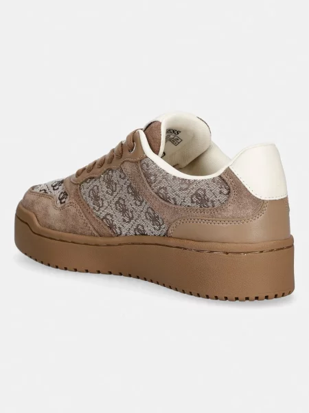 Guess sneakersy brązowe