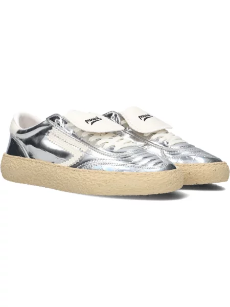 Sneakersy Puraai skórzane szare