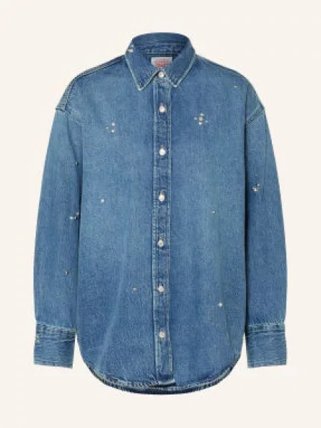Levi's® Džínová Halenka Jordan S Cvočky A Ozdobnými Kamínky modrá
