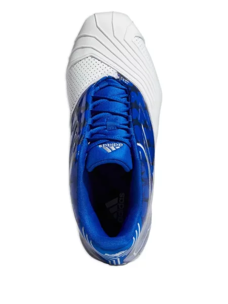 Lněné chunky květinové tenisky Adidas Dame modré