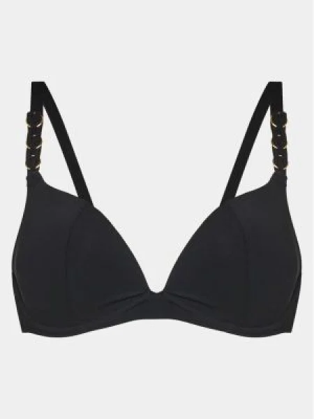 Chantelle Bikini partea de sus Emblem negru