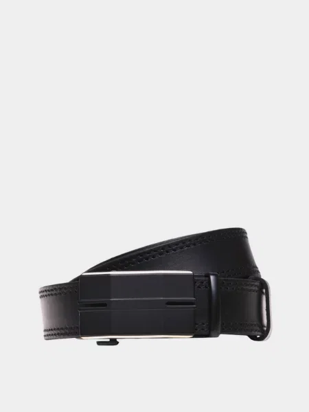 Кожаный ремень Borsa Leather черный
