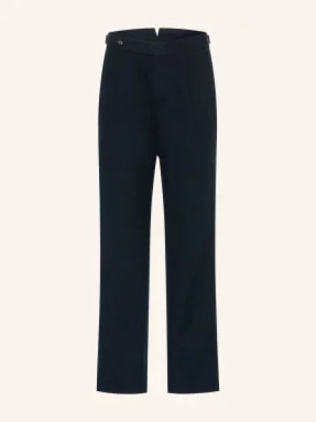Boss Spodnie Perino Tapered Fit blau granatowe