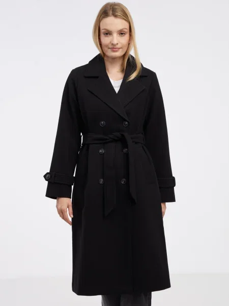 Vero Moda Prechodný kabát Fortuneaya čierna