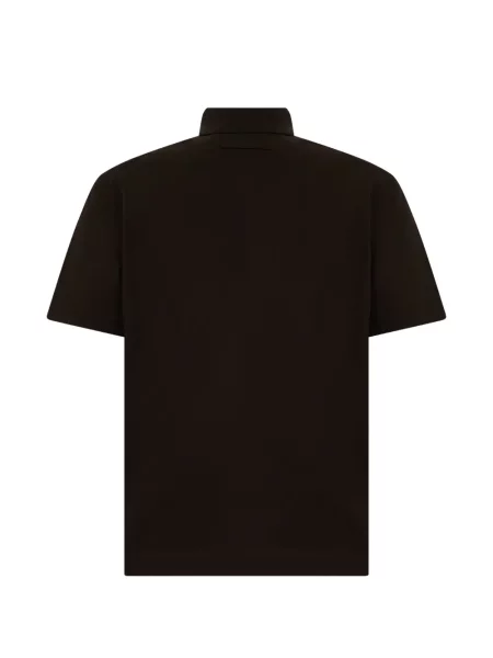 Scurt tricou polo Zegna maro