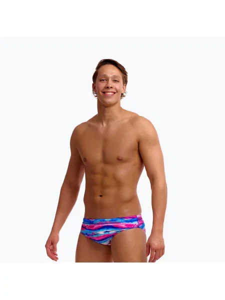 Slipuri de înot pentru bărbați Funky Trunks Classic Brief color cutaway