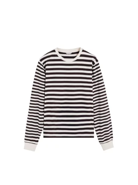 Scalpers Tricou maro închis alb