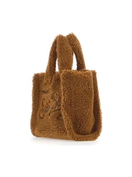 Torebka Mc2 Saint Barth typu teddy brązowa