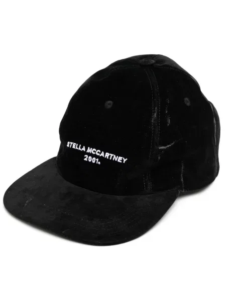 Șapcă Stella Mccartney cu broderie negru