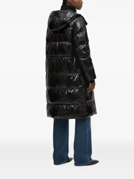 Lung geacă de blugi Karl Lagerfeld Jeans negru