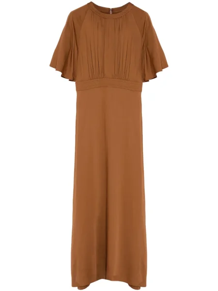 Rochie Yves Salomon de costum maro