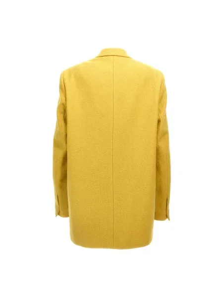 Marynarka Dries Van Noten wełniana żółta