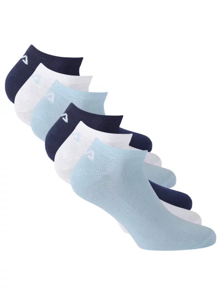 FILA Ponožky námořnická modř / světlemodrá bílá