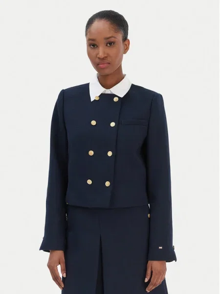 Tommy Hilfiger Átmeneti kabát sötétkék