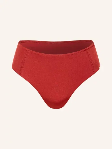 Watercult Dół Od Bikini Z Wysokim Stanem Crafted Essentials rot